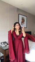 Premium Faux Georgette Ethnic Wear – Embroidered & Mirror Work Suit Set NextBuy