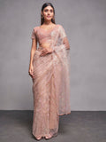 Designer Sequins Saree – Soft Net Embroidered Saree for a Glamorous Look NextBuy