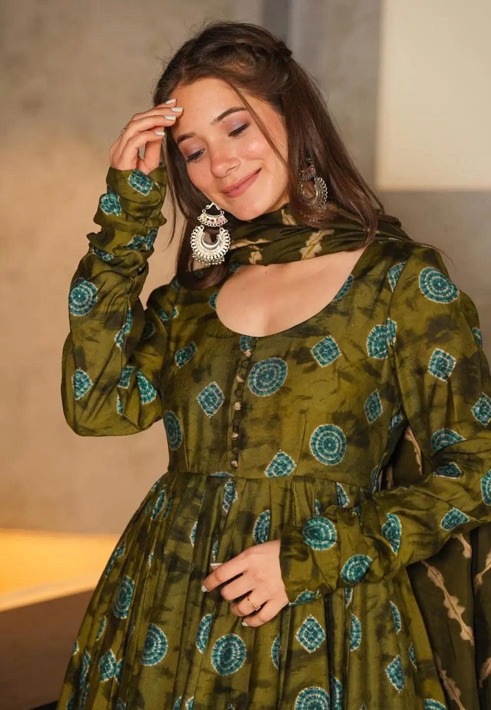 Premium Muslin Top, Palazzo & Dupatta Set – Ready Made, Fully Stitched | Elegant Digital Print Work Kurti NextBuy