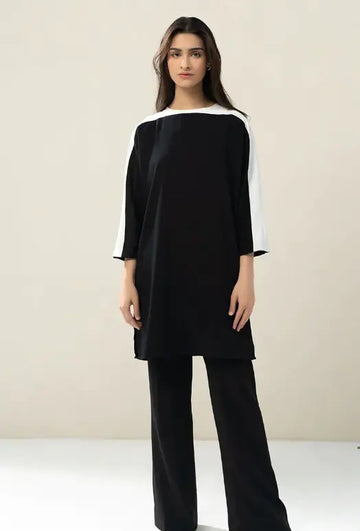 Black Viscose Rayon Party Wear Set NextBuy