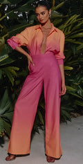 The Alia Set- Shaded Satin Co-ord Set NextBuy