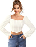 Puff Sleeve Crop Top - NextBuy