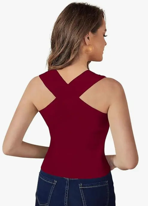 Polyester Solid Fancy Top - NextBuy