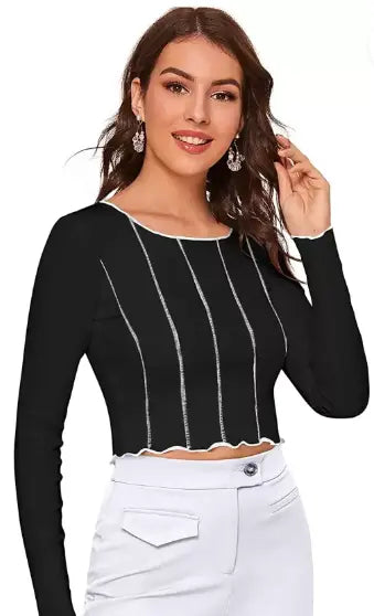 Casual Bell Sleeves Embroidered Women Top - NextBuy