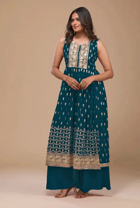 Embroidered Salwar suit NextBuy
