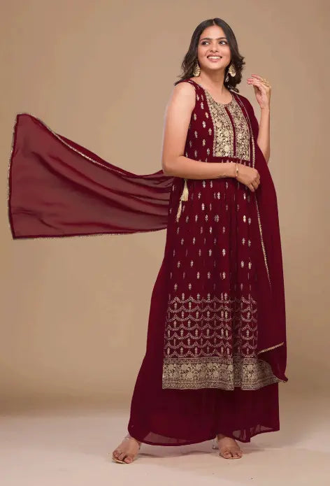 Embroidered Salwar suit NextBuy