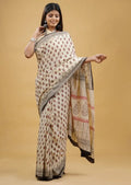 HAND BLOCK  PRINTED COTTON SAREES - NextBuy