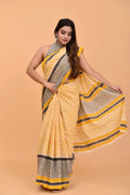 HAND BLOCK  PRINTED COTTON SAREES - NextBuy
