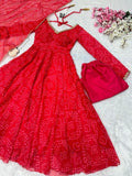 Anarkali Suit with Designer Lace Border