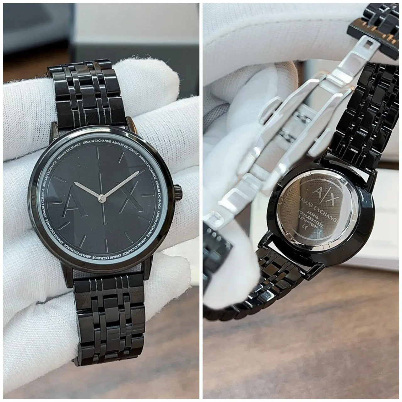 Armani Exchange Cayde men's watch front view