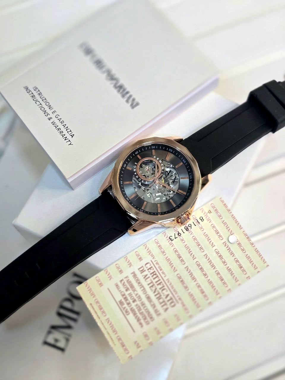 Armani Exchange Self-Wind Men’s Timepiece