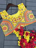 Benglori silk blouse embroidery detail