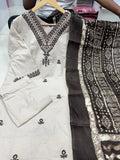 Bhagalpuri print dupatta close-up