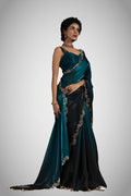Silk saree with unstitched blouse