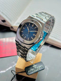 Luxury blue dial Patek Philippe watch