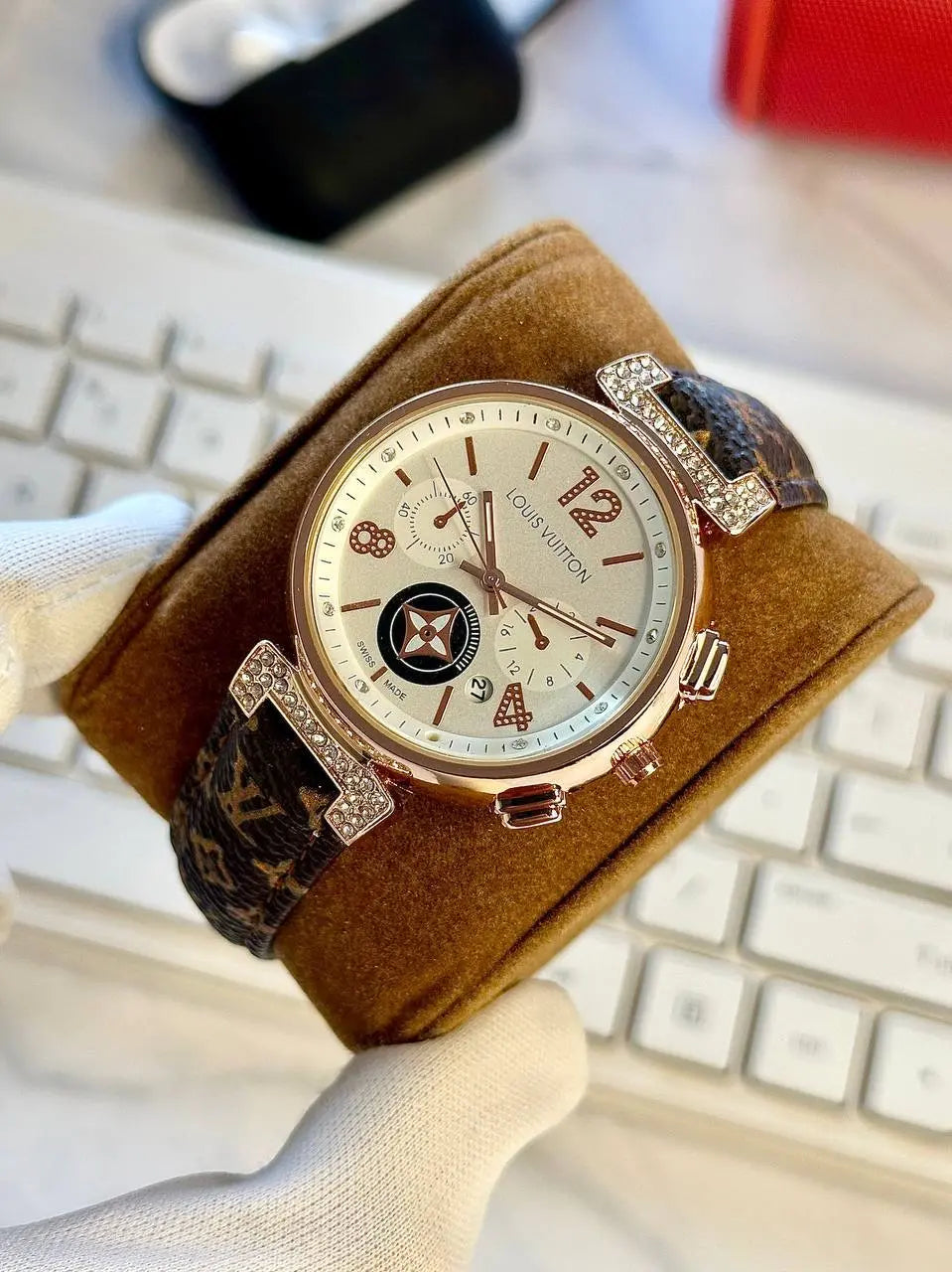 Exclusive Louis Vuitton analog watch