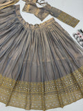 Bridal Fendi embroidered lehenga choli set