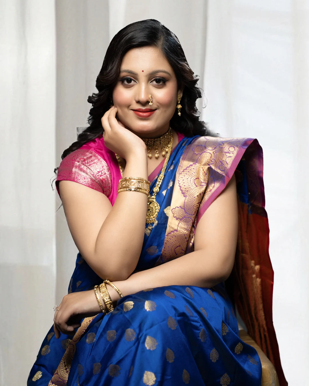 Complete gold plated bridal jewellery full set