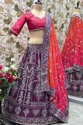 Bridal-style lehenga for girls in traditional design