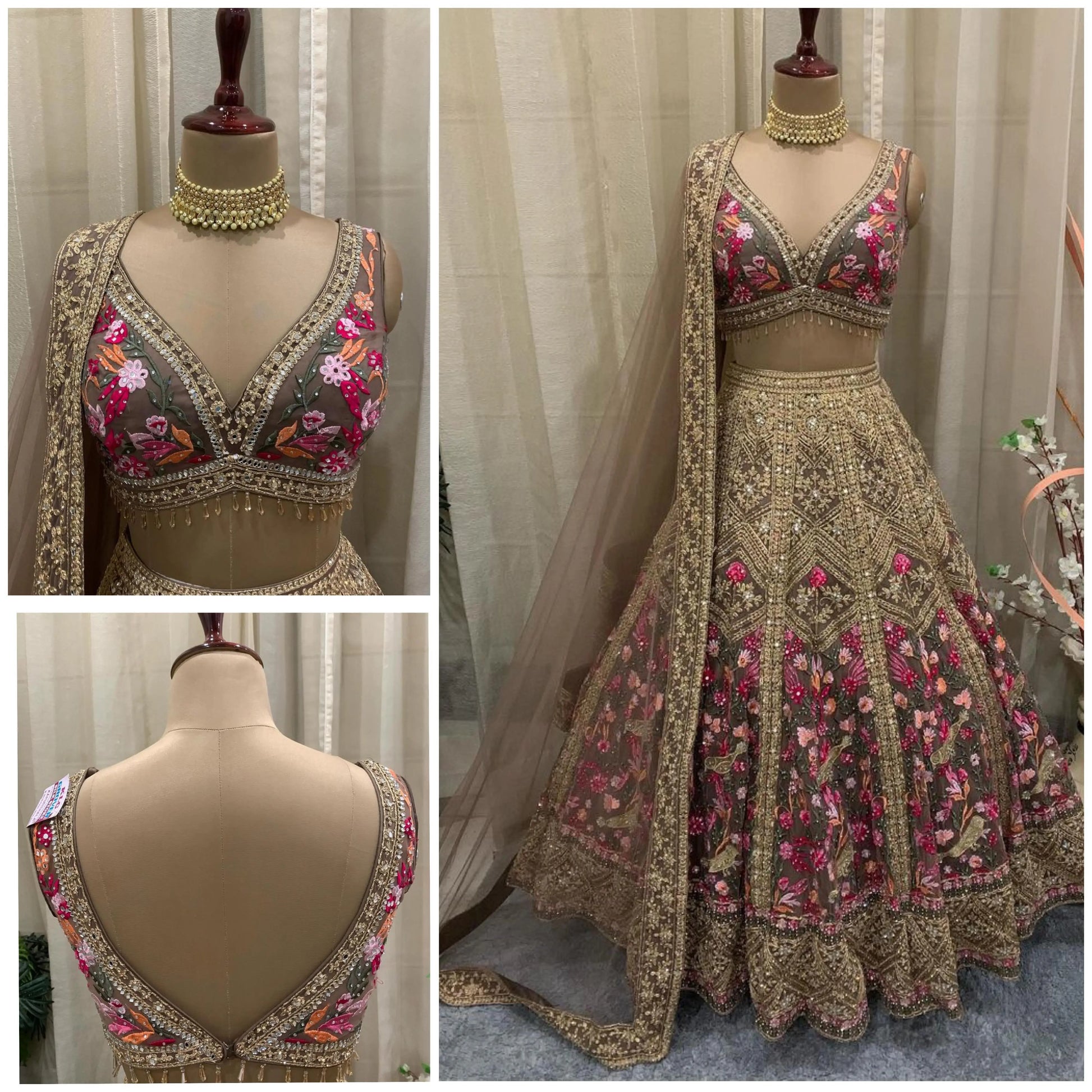 Wedding reception lehenga outfit