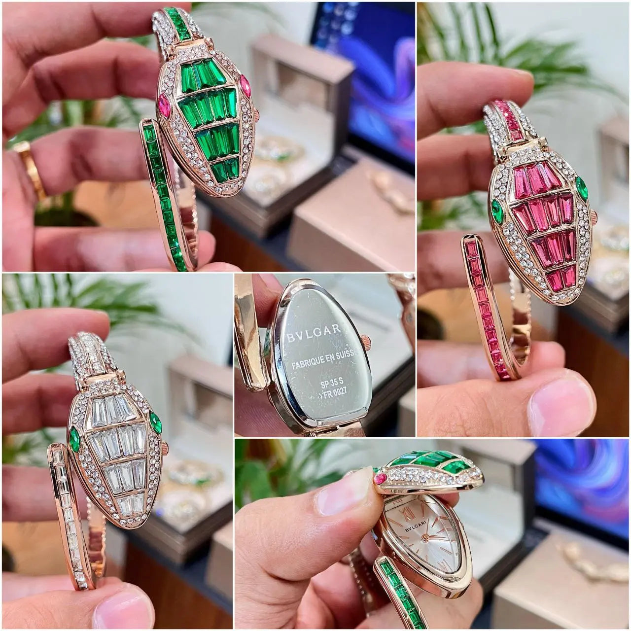 Bvlgari Serpenti Misteriosi Secret Watch – Women's Diamond Rose