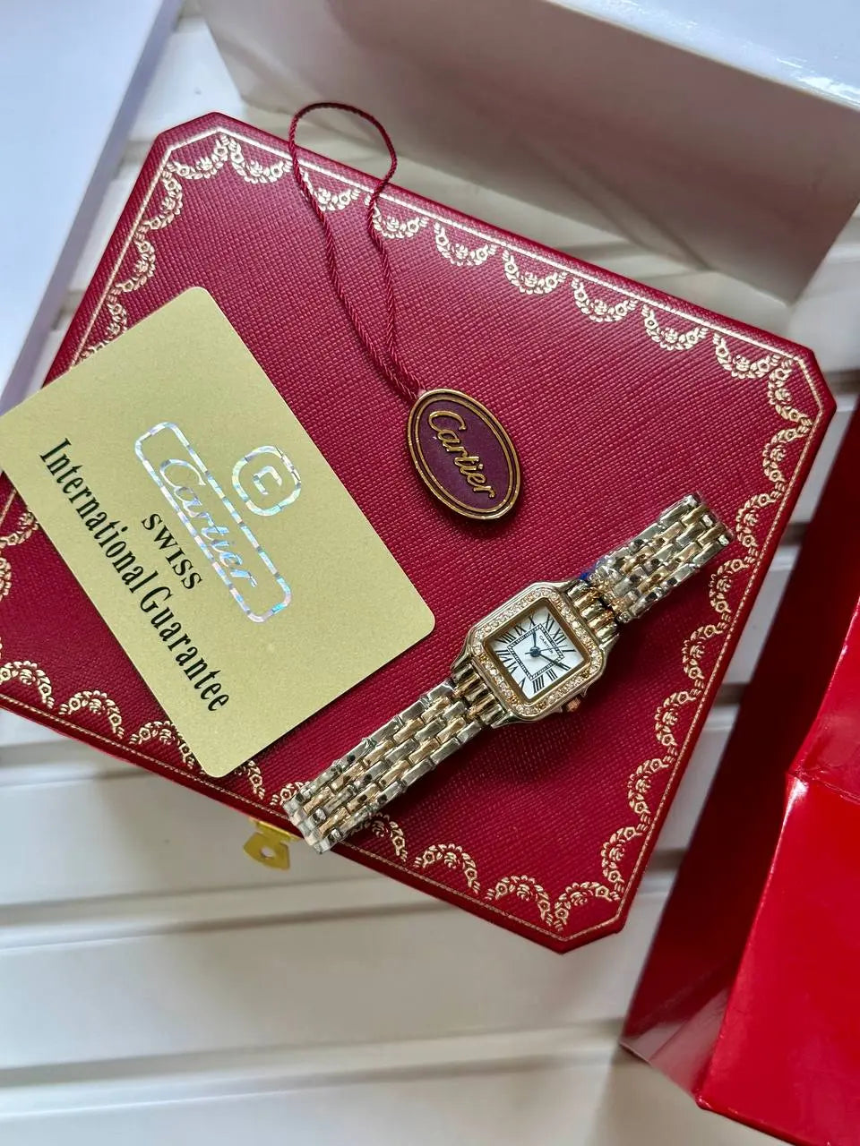 Stainless steel bracelet of Cartier Panthère watch