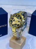 Casio Edifice quartz movement close-up
