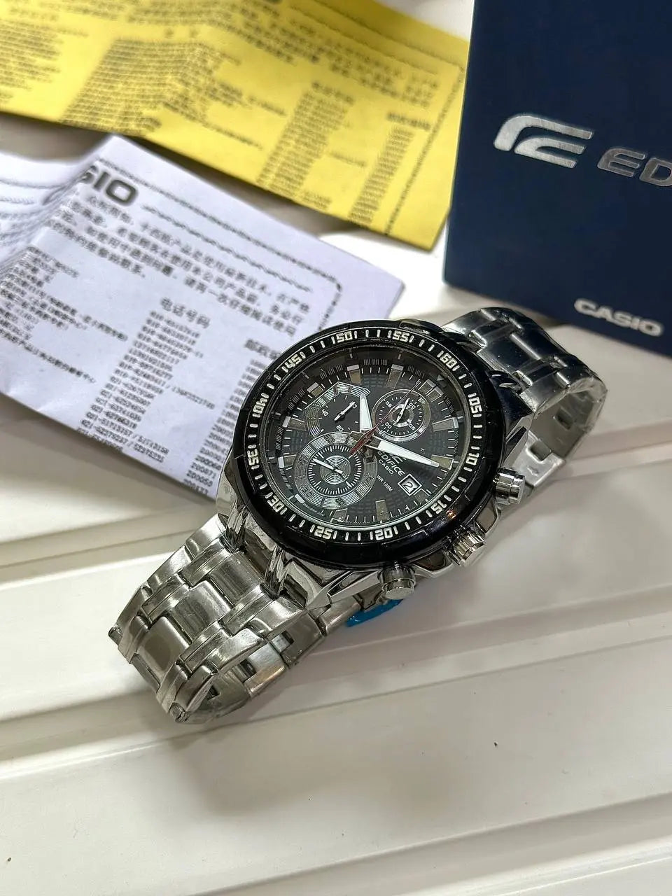 Casio Edifice stainless steel bracelet