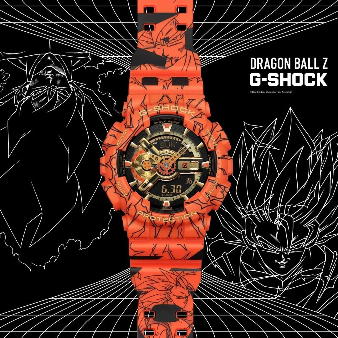 Casio G-Shock Dragon Ball Z Limited Edition Front View