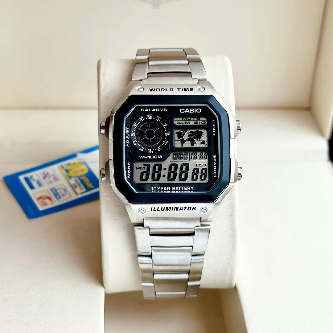 Casio Illuminator digital watch LED backlight