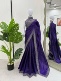 Jimmy Chu fabric saree texture