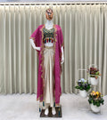 Chinon shrug with sequence embroidery and latkan