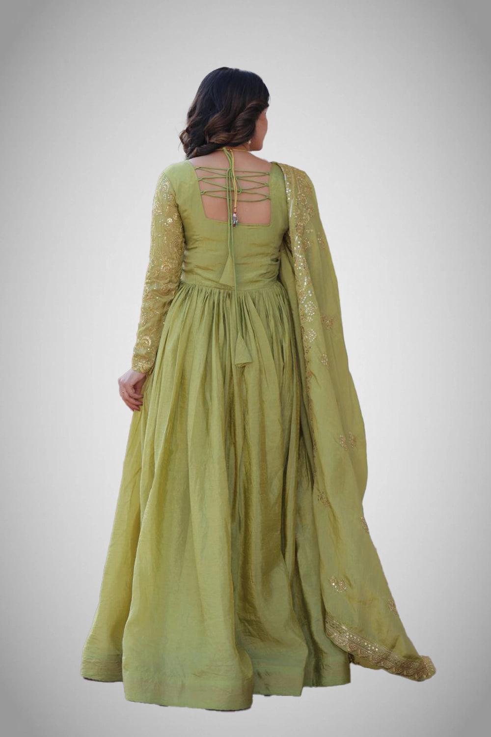 Designer ethnic gown for women