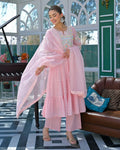 Cotton kurta set with Kota dupatta