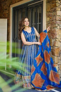 Designer padded Anarkali gown huge flair