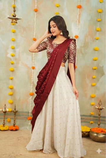 Indian festive lehenga set for women