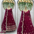 Elegant Designer Faux Georgette Suit with Sequin Work