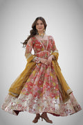 Sequin embroidered dupatta close-up