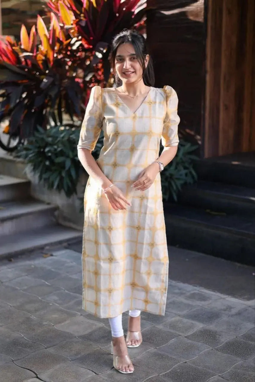 Hot Selling Kurti - Heavy Slub Rayon with Digital Print NextBuy