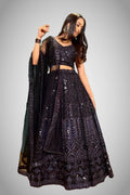 Dori embroidery lehenga set