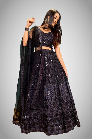 Dori embroidery lehenga set