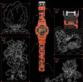 Printed Resin Strap Dragon Ball Z Design