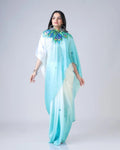 Heavy Dull Moss Digital Printed Saree with Running Blouse – Free Hand Print NextBuy