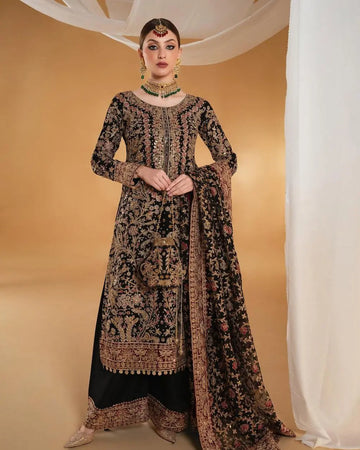 Eid special embroidered palazzo set for women
