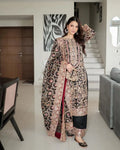 Women’s Eid outfit with heavy embroidery