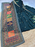 Multicolor Embroidered Anarkali Suit