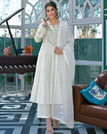 Embroidered flex cotton kurta design