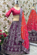 Heavy can-can embroidered lehenga set for festive wear