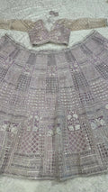 Tassel border blouse lehenga