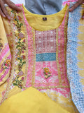 Floral Embroidered Pakistani Dress